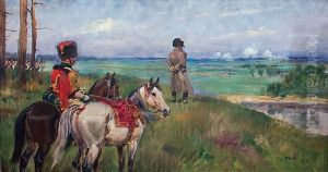 Napoleon Przy Przejsciu Przez Niemen by Jerzy Kossak