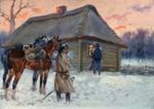 Na Kwatere, Lata Czterdzieste Xx W. by Jerzy Kossak