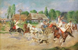 Wesele Krakowskie by Jerzy Kossak