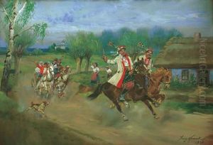 Wesele Krakowskie by Jerzy Kossak