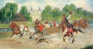 Wesele Krakowskie by Jerzy Kossak
