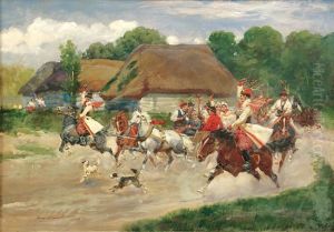 Wesele Krakowskie by Jerzy Kossak