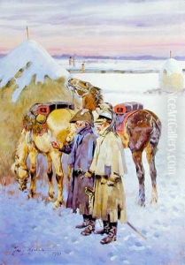 Zolnierze Napoleonscy Przy Stogu, 1930 R.