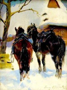 Konie by Jerzy Kossak