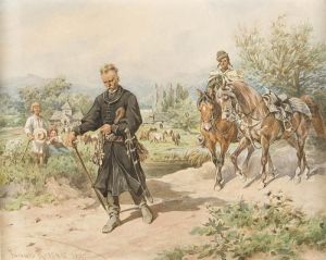 Ostatni Z Nieczujow Na Pielgrzymce, 1887 R.