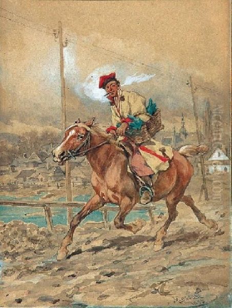Krakowiak Na Koniu, 1892 R. - view 1