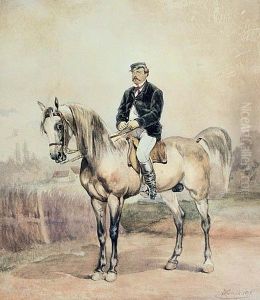 Jezdziec Na Koniu by Juliusz Kossak