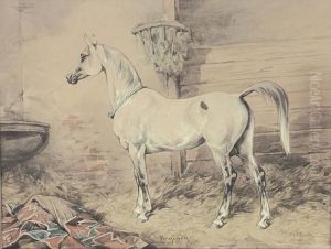Kon W Stajni by Juliusz Kossak