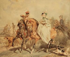 Konna Przejazdzka by Juliusz Kossak
