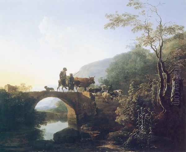 Bridge in an Italian Landscape - view 1