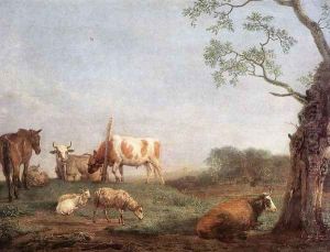 Resting Herd 1652 by Paulus Potter