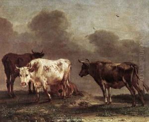 Cows in a Meadow by Paulus Potter
