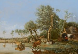 Cows Reflected in the Water by Paulus Potter
