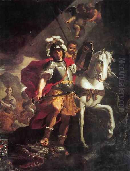 St. George Victorious Over The Dragon 1678 - view 1
