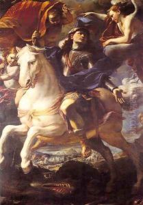 St. George On Horseback 1658 by Mattia Preti