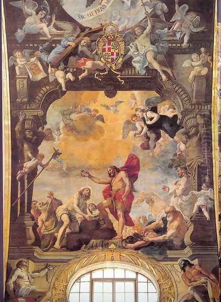 The Baptism of Christ 1661 by Mattia Preti