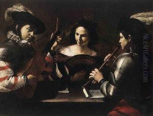 Concert 1630s by Mattia Preti