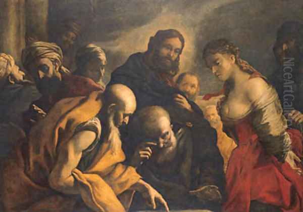 Christ and the Adulteress - view 1