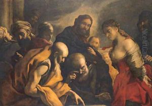 Christ and the Adulteress by Mattia Preti