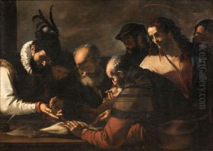 The Tribute Money by Mattia Preti