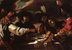 The Feast of Absalom 2 by Mattia Preti