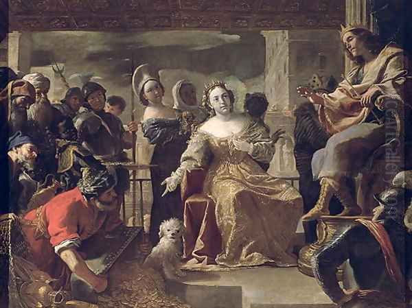 The Queen of Sheba before Solomon - view 1