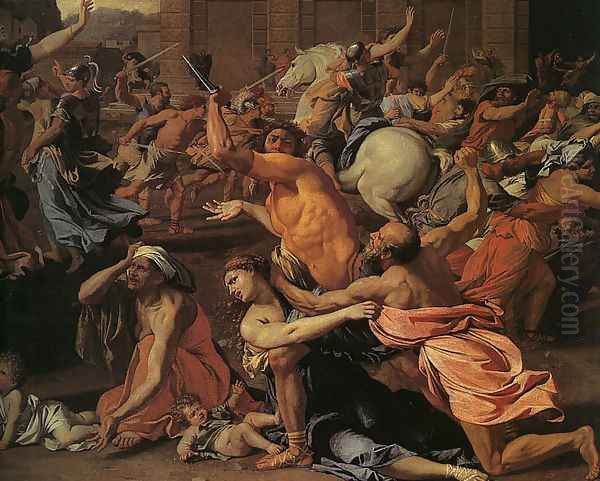The Rape of the Sabine Women (detail) - view 1