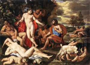 Midas and Bacchus 1629-30 by Nicolas Poussin