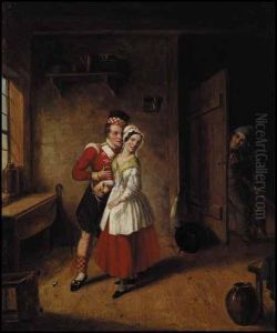 The Jealous Husband by Cornelius David Krieghoff