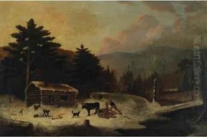 Chopping Lumber, Winter