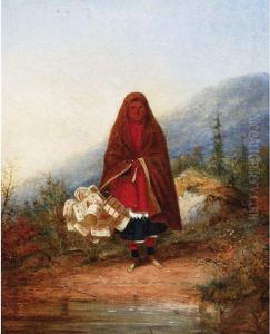 Indian Basket Seller by Cornelius David Krieghoff