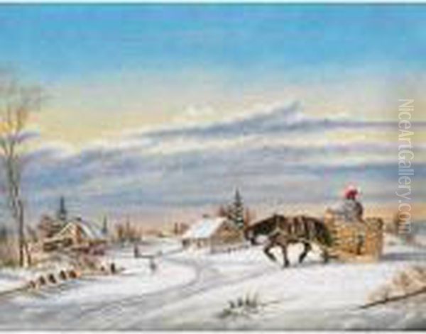 Returning To The Homestead, Winter - view 1