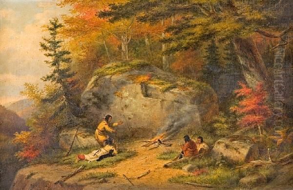 Autumn In West Canada, Chippeway Indians - view 1
