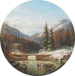 On The St. Ann""""""""s Rv. Below Quebec by Cornelius David Krieghoff