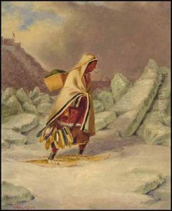 An Indian Mocassin Seller