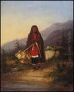 Iroquois Indian Basket Seller