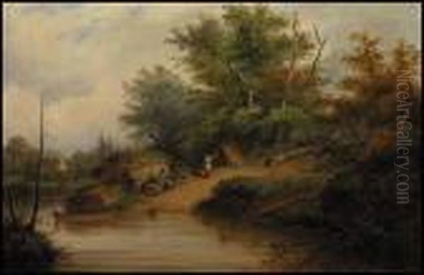 Indian Encampment - view 1