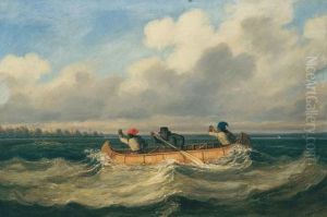Coming Down The Rapids by Cornelius David Krieghoff
