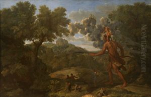 Landscape with Diana and Orion 1660-64