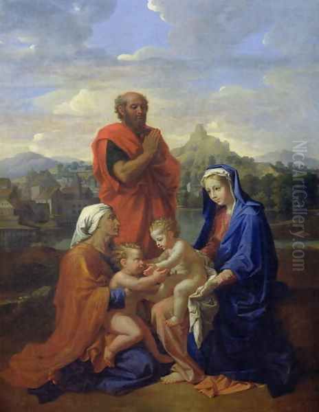 The Holy Family with St. John, St. Elizabeth and St. Joseph Praying, 1656 - view 1