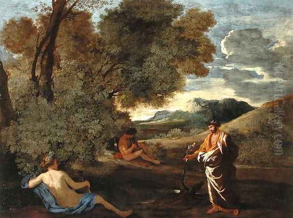 Landscape with Numa Pompilius and the Nymph Egeria, 1624-27 - view 1