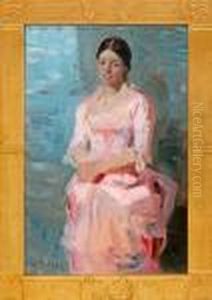 Portrait Einer Jungen Dame by Peder Severin Kroyer
