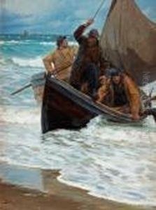 Fiskerne Vender Hjem by Peder Severin Kroyer