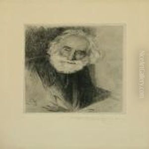 Portrait Of The Danishpainter Vilhelm Kyhn Portrait Of The Danishpainter Vilhelm Kyhn