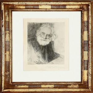 Portrait Of The Danishpainter Vilhelm Kyhn Portrait Of The Danishpainter Vilhelm Kyhn
