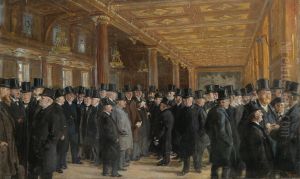 The Stock Exchange, Copenhagen by Peder Severin Kroyer