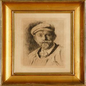 A Self Portrait by Peder Severin Kroyer