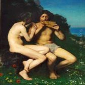Daphnis And Chloe by Peder Severin Kroyer