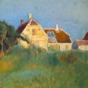 Madam Bentsens Hus,kroyers Forste Bolig by Peder Severin Kroyer