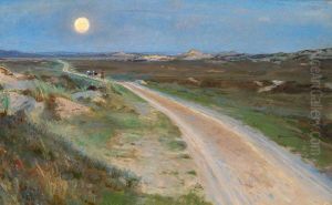 Augustaften I Thy by Peder Severin Kroyer